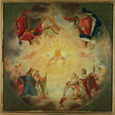 Glory of St. Genevieve, Study for the Cupola of the Pantheon by Antoine Jean Gros
